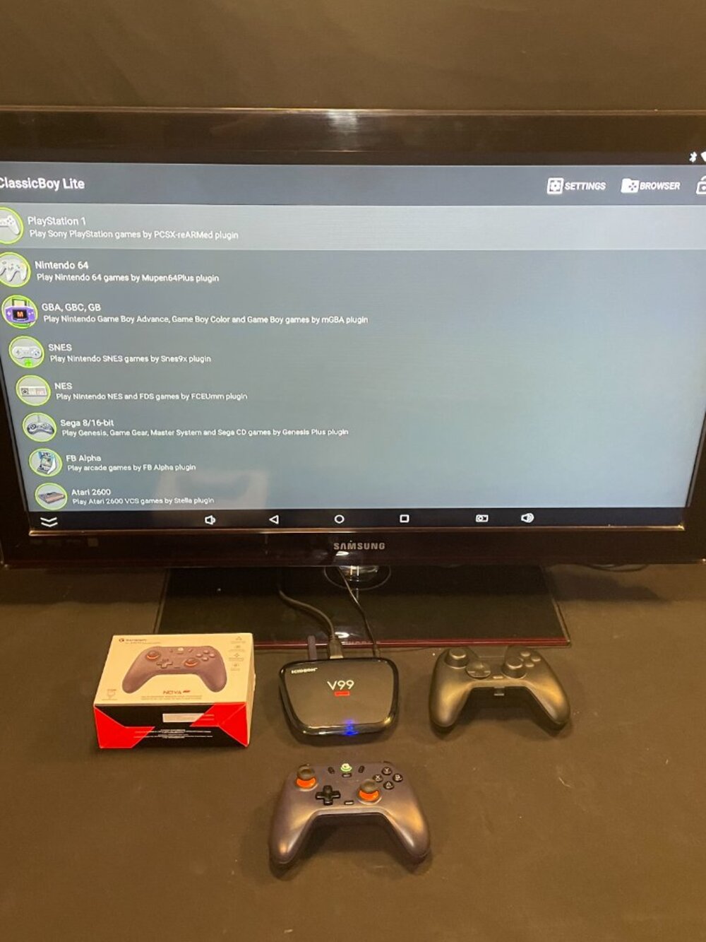 3gb Ram Retropie Style Android Gaming Box.